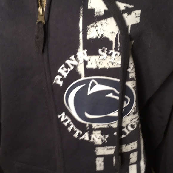 Pennsylvania State hooded hoodie zip down sweatshirt Medium - Picture 5 of 8